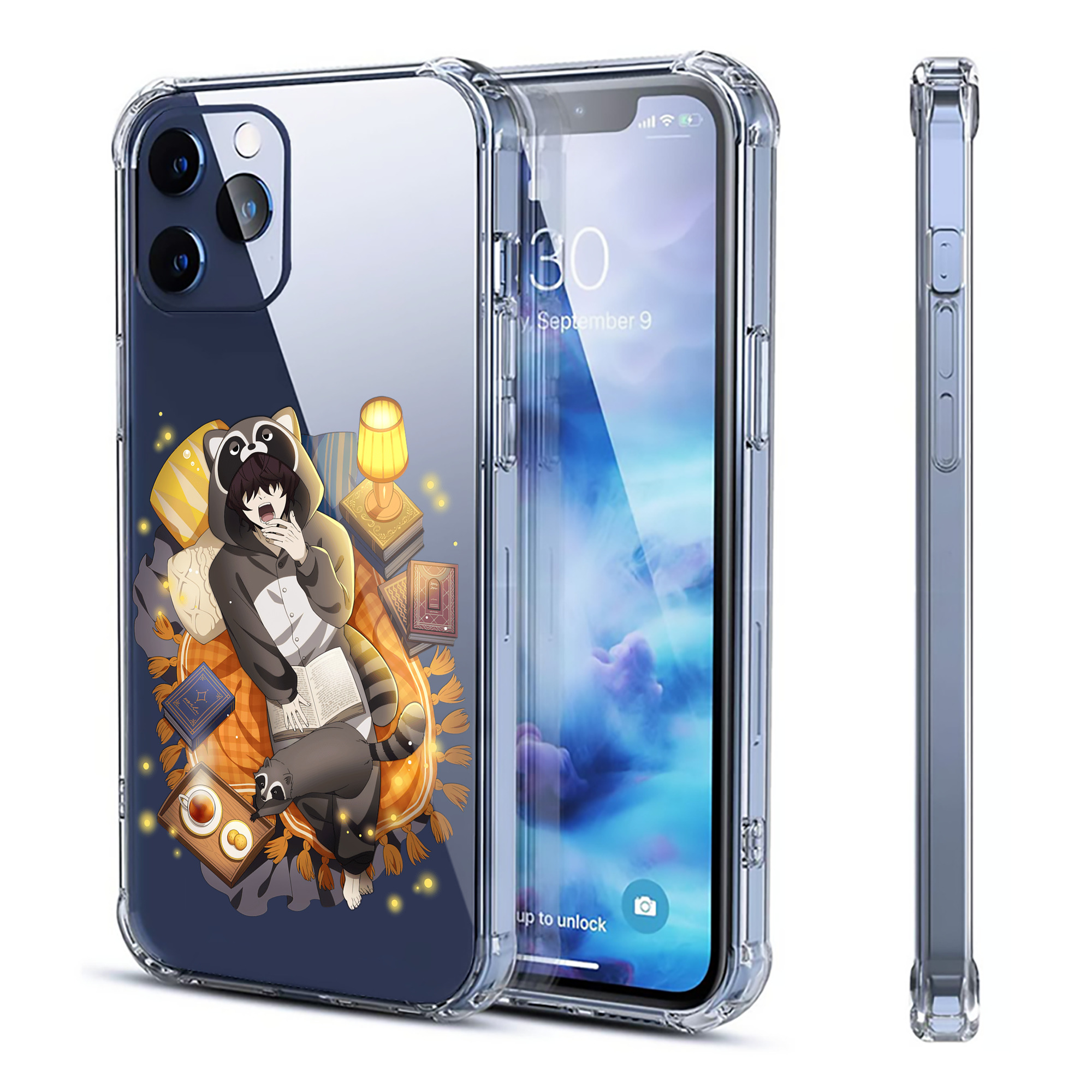 （画像用） 文豪ストレイドッグス Bungo Stray Dogs 【iPhone 12シリーズ対応】透明スマホケース（クリアソフトケース）